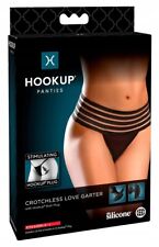 STRINGI BEZ KROCZA Z KORKIEM ANALNYM HOOKUP PANTIES r. XL/XXL czarny nr2, używany na sprzedaż  PL