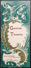 Garrick theatre 1897 for sale  EDINBURGH