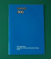 Cantate sdg 1978 gebraucht kaufen  Oldenburg (Oldenburg)