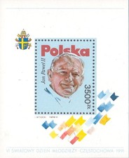 Pologne 1991 pape d'occasion  Reims