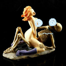 Decoração de aquário tanque de peixes ornamento esqueleto mulher estatueta resina artesanato de Halloween comprar usado  Enviando para Brazil