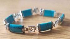 Turquoise bracelet 925 for sale  ABERYSTWYTH