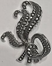 Broche noeud ancienne d'occasion  Saint-Aubin-du-Cormier