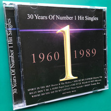 30 Years Of NUMBER 1 HIT SINGLES 1960-1989 Rock CD Paper Lace Bay City Rollers comprar usado  Enviando para Brazil