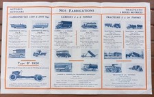 1925 dépliant prospectus d'occasion  Pomarez