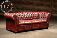 Vintage tufted leather for sale  USA