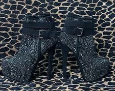 Donna stivale paillettes usato  Omegna