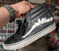 Sapato PEANUTS x BLENDS VANS SK8 Hi Reissue Zip Bones Preto 10.5  comprar usado  Enviando para Brazil