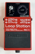 Pedal de efeitos de guitarra Boss RC-1 loop station looper totalmente testado funcionando, usado comprar usado  Enviando para Brazil