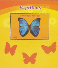 Usado, Congo Brazzaville MNH S/S Borboletas Borboleta Borboleta Mariposa Perf comprar usado  Enviando para Brazil