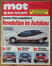 MOT 03/79 Test Jaguar XJ 5.3,Test Mitsubishi Colt GLX, 60000-km-Test VW Golf GLS comprar usado  Enviando para Brazil