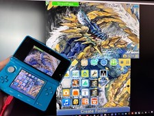 CARTÃO DE CAPTURA USB EMBUTIDO Monster Hunter 4 azul console Nintendo 3DS 4GB comprar usado  Enviando para Brazil