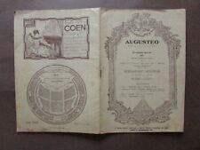 Programma augusteo 1925 usato  Italia
