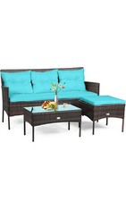 3pcs patio rattan for sale  Bakersfield