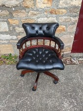 Vintage black leather for sale  HEXHAM