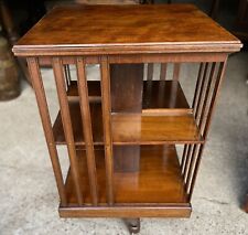 Walnut revolving bookcase for sale  SOMERTON