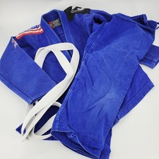 Calça e cinto Atama USA-POW/MIA azul brasileiro jiu jitsu gi masculino tamanho A3 comprar usado  Enviando para Brazil