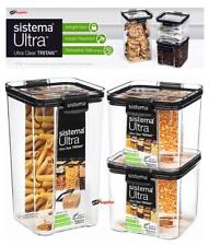 Sistema Ultra Tritan Hermético Crystal Clear Pantry & Cozinha recipientes de armazenamento, usado comprar usado  Enviando para Brazil