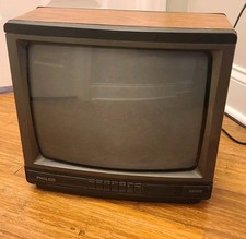 TV Philco P1311R Vintage com Acentos de Madeira - Controle Remoto, Antena, Televisão Manual, usado comprar usado  Enviando para Brazil