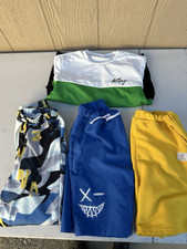 Lote SHEIN Roupas Infantis Meninos 11Y-12Y 4 peças Calças Curtas Camisa Manga Longa Boa Con comprar usado  Enviando para Brazil