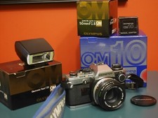 Boxed olympus om10 for sale  SWANSEA