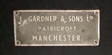 Gardner sons ltd for sale  UK