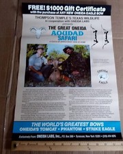 Oneida bow poster for sale  Reynoldsville