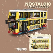 Bloco de construção de ônibus de dois andares Hong Kong conjunto clássico modelo tijolos brinquedo 769 peças comprar usado  Enviando para Brazil