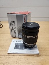 Lente de zoom Canon EFS 18-200mm com estabilizador de imagem - ESTADO PERFEITO NA CAIXA, usado comprar usado  Enviando para Brazil