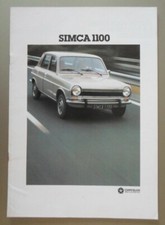 Simca 1100 range for sale  UK