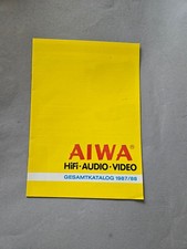 AIWA HI-FI Video Audio Katalog Prospekt  80er Jahre 80s catalog brochure hifi comprar usado  Enviando para Brazil
