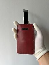 Vintage piątek czerwony uchwyt z recyklingu / etui na iPhone'a / portfel / etui wyprodukowane w Szwajcarii, używany na sprzedaż  PL