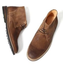 Botas de tornozelo masculinas de couro real deserto sapatos cowboy trabalho ocidental com cadarço antiderrapante  comprar usado Botas de tornozelo masculinas de couro real deserto sapatos cowboy trabalho ocidental com cadarço antiderrapante  comprar usado  Enviando para Brazil