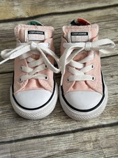 Usado, Tênis Converse All Star criança bebê menina tamanho 6 sapatos de lona rosa comprar usado  Enviando para Brazil
