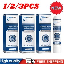 Inalador nasal masculino 1-3X - HERBAL ATISFACTI - para suporte de controle e resistência comprar usado  Enviando para Brazil