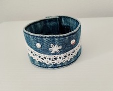 Bracciale jeans con usato  Italia