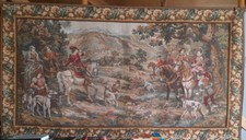 Wandteppich 200x110 jagdszenen gebraucht kaufen  Gunzenhausen