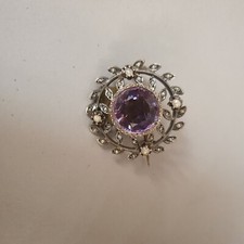 Spilla liberty argento usato  Parma