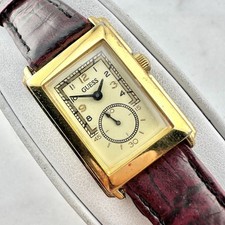 Vintage Feminino 1996 Guess Relógio Tanque Tom Dourado - Tem Nova Bateria Instalada comprar usado  Enviando para Brazil