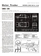 Simca 1300 1964 for sale  WARRINGTON