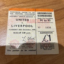 Ticket manchester united d'occasion  Expédié en Belgium