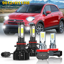 Kit de lâmpadas de neblina Hi/Lo+ farol de LED Hi/Lo 4 peças para Fiat 500 2012 2013 2014 - 2019 comprar usado  Enviando para Brazil