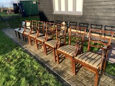 mahogany reproduction dining chairs for sale  HERTFORD