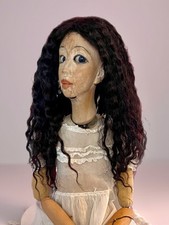 Antike marionette hangeschitzt gebraucht kaufen  Wörth