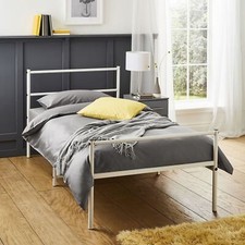 Single metal bed for sale  HEYWOOD