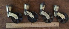 Victorian wheel castors for sale  ST. AUSTELL