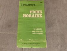 Fiche horaire sncf d'occasion  Cergy-