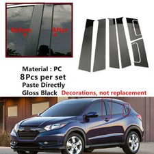 8 peças tampa decalque porta janela postes pilar preto piano para Honda HRV 2016-2022 comprar usado  Enviando para Brazil