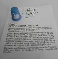 Wedgewood thimble collectors for sale  HEREFORD