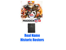 Usado, Madden NFL 12 equipes históricas desbloqueado nomes reais cartão Madden PlayStation 2 PS2 comprar usado Usado, Madden NFL 12 equipes históricas desbloqueado nomes reais cartão Madden PlayStation 2 PS2 comprar usado  Enviando para Brazil